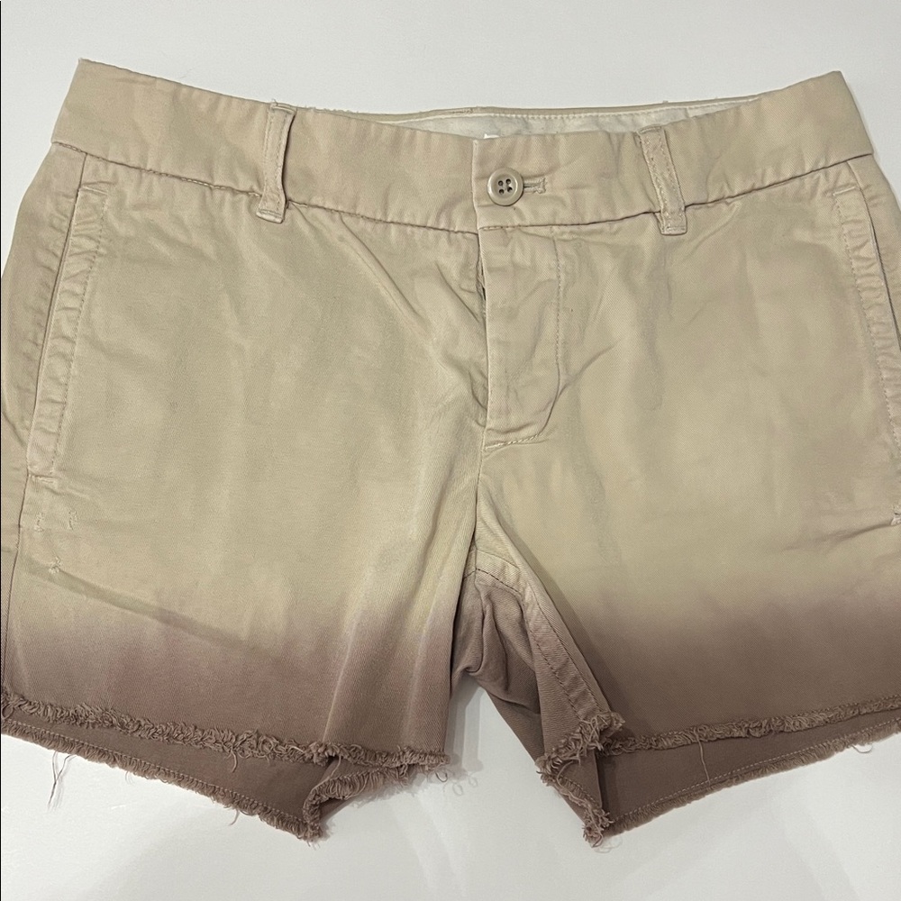 J. Crew Beige Ombre Broken in Boyfriend Women's Shorts